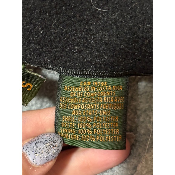 Timberland Mens Gray Polartec Fleece Full Zip Jacket Size S Mock Neck Outdoor - Picture 5 of 6